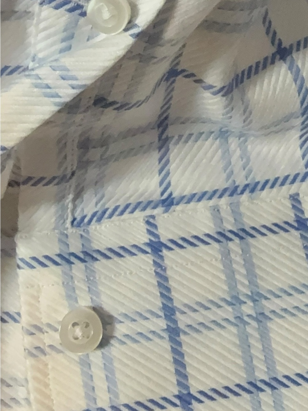 John W. Nordstrom Vintage Plaid Cotton Dress Shirt 17-33 - Picture 9 of 9